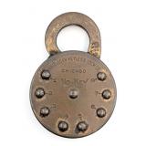 Antique American Keyless Lock Co. Chicago No-Key P