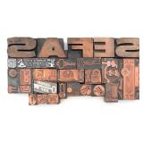 Vintage Locksmith Printing Press Stamps