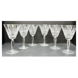 6 Piece Waterford Crystal "Glenmore" (Cut) Water