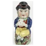 Antique English Staffordshire "Man In Tricorn Hat