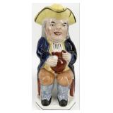 Antique English Staffordshire "Man In Tricorn Hat