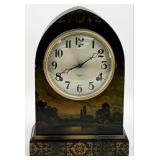 Antique Gilbert Model 1807 Hand-Painted Wood Mantl