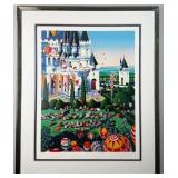 Hiro Yamagata "Castle Festival" Framed Serigraph