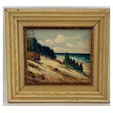 Glenn Bastian "Indiana Sand Dunes" Oil On Board