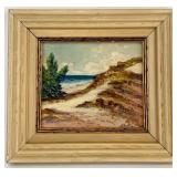 Glenn Bastian "Indiana Sand Dunes" Oil On Board