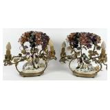 Pair Of Antique Rudolstadt-Volkstedt German Porcel