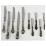 Set Of Ten Sterling Silver International "Richeli