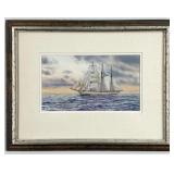 1983 James Griffiths "Sunset Run" Sailing Ship G