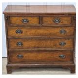 Antique Mahogany Five-Drawer Bachelor