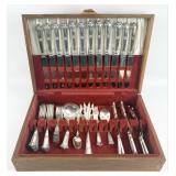 55 Piece Sterling Silver Wallace "Saxon" Flatwar