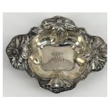 Antique Alvin Sterling Silver Art Nouveau Hibiscus