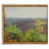 1927 Paul T. Sargent "Summer Vista" Oil On Board