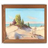 Alice Adamson "Duneland Elevation" Oil On Canvas