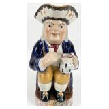 Antique English Pratt Ware "Man In Tricorn Hat"