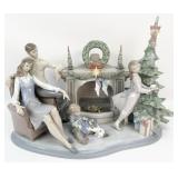 Large Lladro "A Family Christmas" Limited Editio