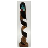 Signed P. Cheromiah "Longhair" Hopi Kachina Doll