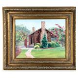 J.K. Buckley "Boy Scouts Cabin" Oil On Canvas Pa