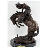 Frederic Remington "Rattlesnake" Bronze Sculptur