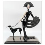 Franklin Mint House Of Erte "Symphony In Black"