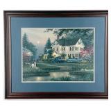 William S. Phillips "Courtyard" Signed & Numbere