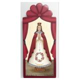 1998 Our Lady Of The Rosary Retablo By Artist Guad