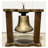 Vintage Unmarked Brass Locomotive Bell