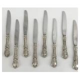 Set Of the Eight Sterling Silver Reed & Barton "F