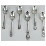 Lot Of Six Mixed Pattern Sterling Silver Teaspoons