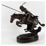 After Frederic Remington "The Cheyenne" Bronze S