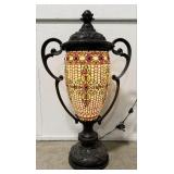 Contemporary Large Ornate Tiffany-Style Stained Gl