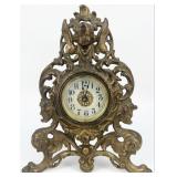 Antique Westclox Victorian Cherub & Griffin Mantel