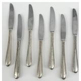 Set Of Seven Sterling Silver Heirloom "Heiress"