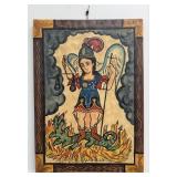 1996 San Miguel Arcangel Retablo By Artist Charles