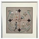 Navajo Artist Hosteen Etsitty "Coyote Stealing Fi