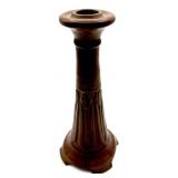 Rookwood Mold #1630 Brown Pottery Candlestick