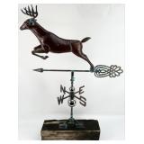 Copper Finish "Leaping Stag" Three Dimensional F