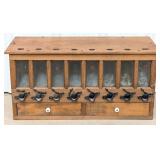 Antique General Store Shot Dispenser Cabinet