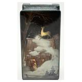 Vintage Russian "Silver Hoof" Lacquered Paper Ma