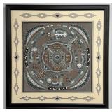 Navajo Artist Johnny Benally Sr. "Whirling Logs W