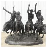 After Frederic Remington "Coming Through The Rye"