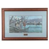 Morton Kunstler "Night Crossing" Signed & Number