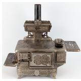 C. 1895 Ornate J & E Stevens "Rival" Nickel-Plat