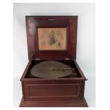 Antique Regina 15-1/2" Double Comb Disc Player