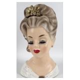 Large 1963 Inarco Japan "Lady" Head Vase #E-1068