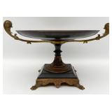 Antique French Gilt Bronze Tazza With Mythological