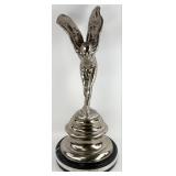 Spirit Of Ecstasy Silverplated Bronze Sculpture