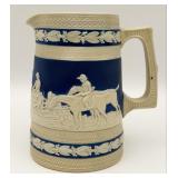 Victorian Copeland-Spode Hunt Scene Jasperware Pit