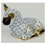 Royal Crown Derby Bone China Lamb Paperweight