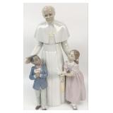 Retired Lladro "Pope John Paul II With Children"