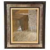 1968 Armand Merizon "Curmudgeon" Oil On Board Pa